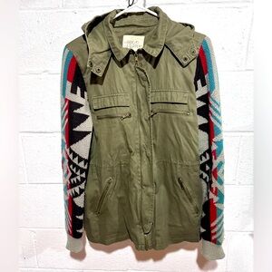 Thread & Supply canvas sweater utility jacket - L